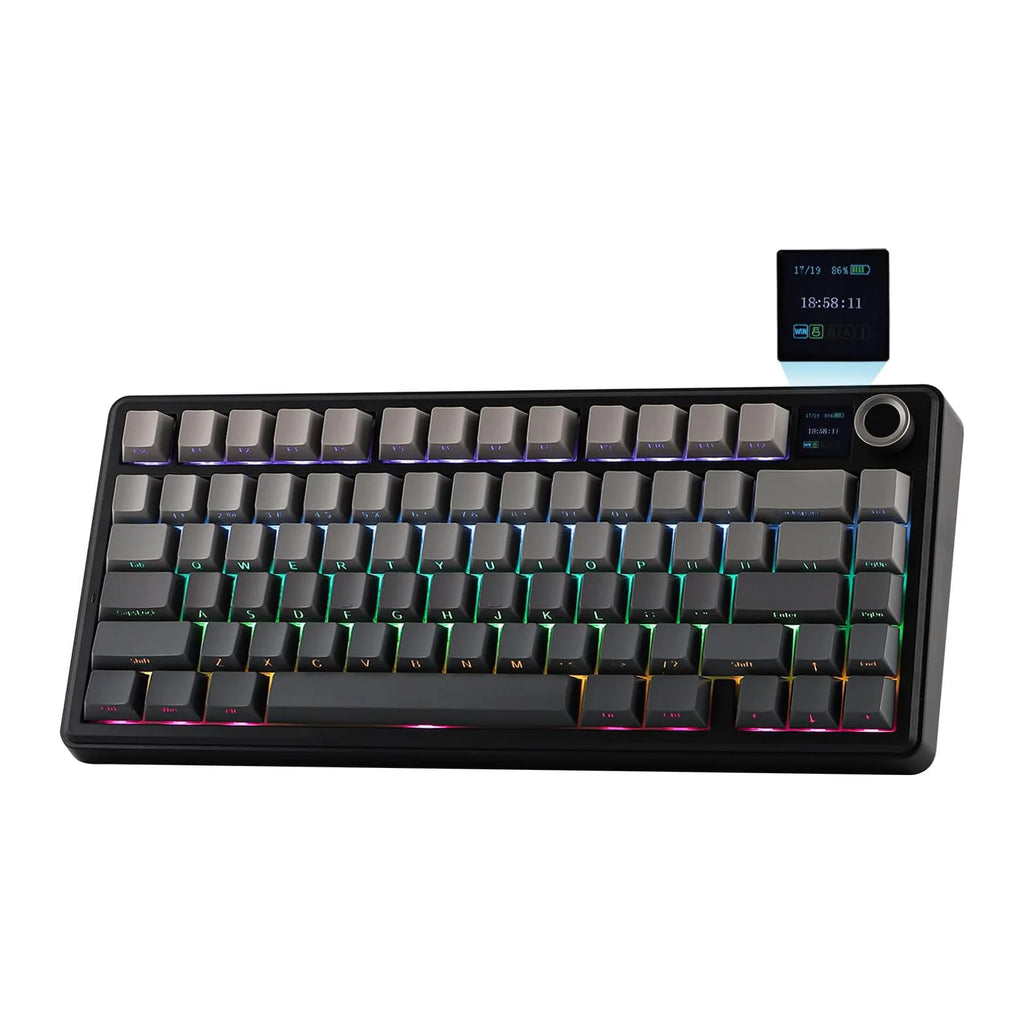 EPOMAKER x AULA F75 MAX - Teclado Mecánico Inalámbrico - RGB - QWERTY - Gaming