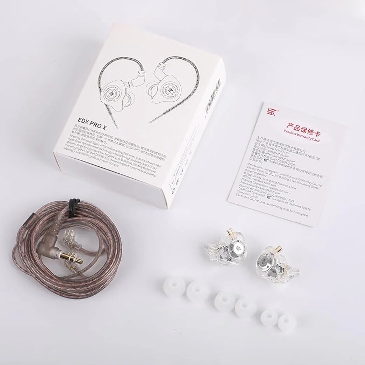 KZ EDX Pro MIC - Monitores In-Ear - Con Micrófono - Driver Dinámico - Cableado