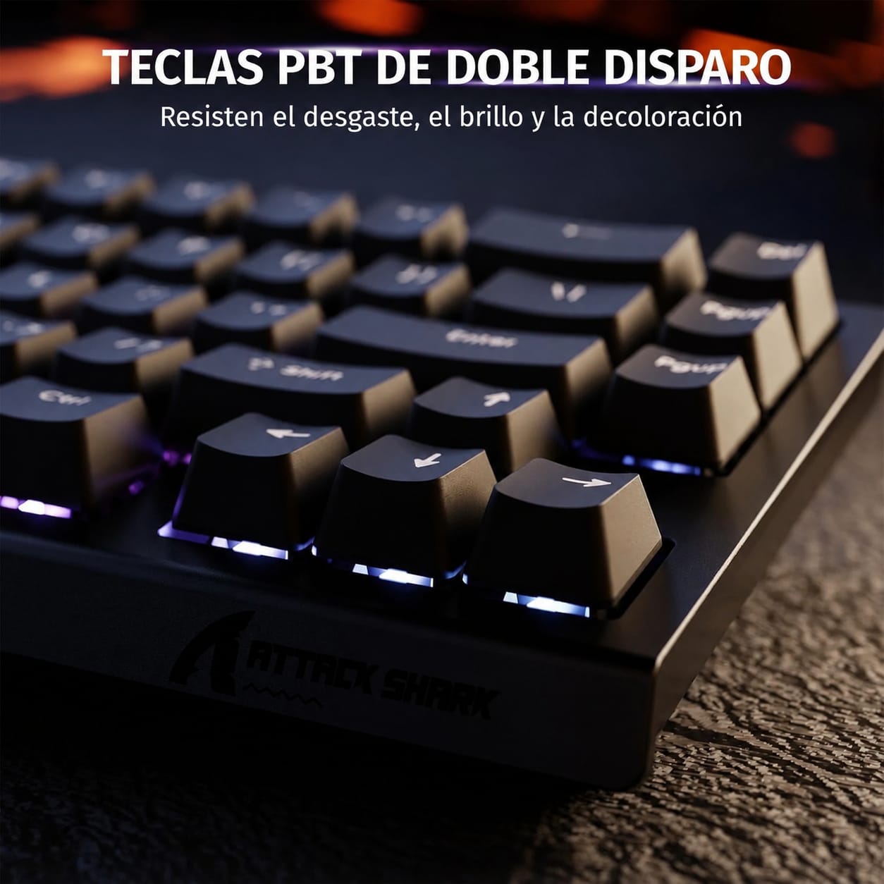 ATTACK SHARK X68 HE Rapid Trigger - Teclado gaming magnético de alta gama
